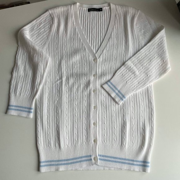 White Bossini Cardigan - Picture 1 of 3
